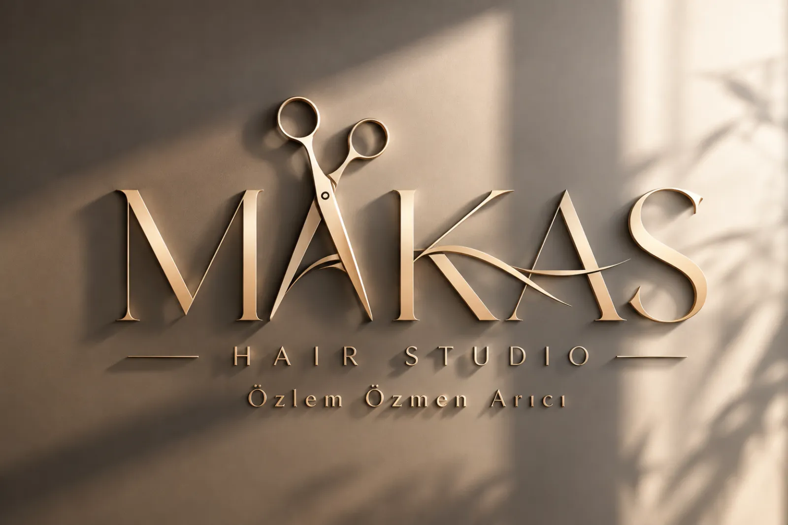 Makas Hair Studio, Özlem Özmen Arıcı logosu